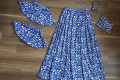 dlhá spoločenská skladaná sukňa zo saténu, kruhové sukne pre dcérky